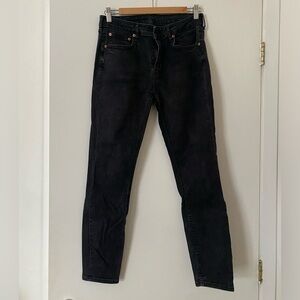 NEW w/o tag black skinny jeans